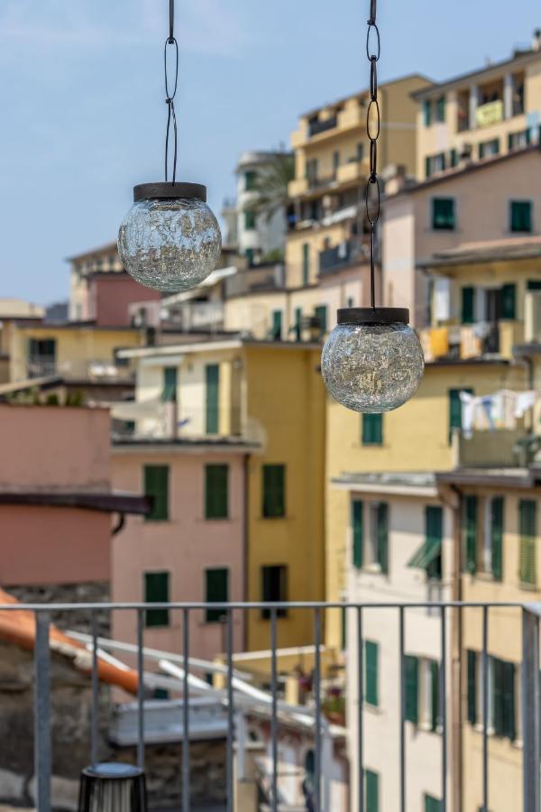 Wanderjohn Penthouse 5Terreparco Apartment Riomaggiore Bagian luar foto