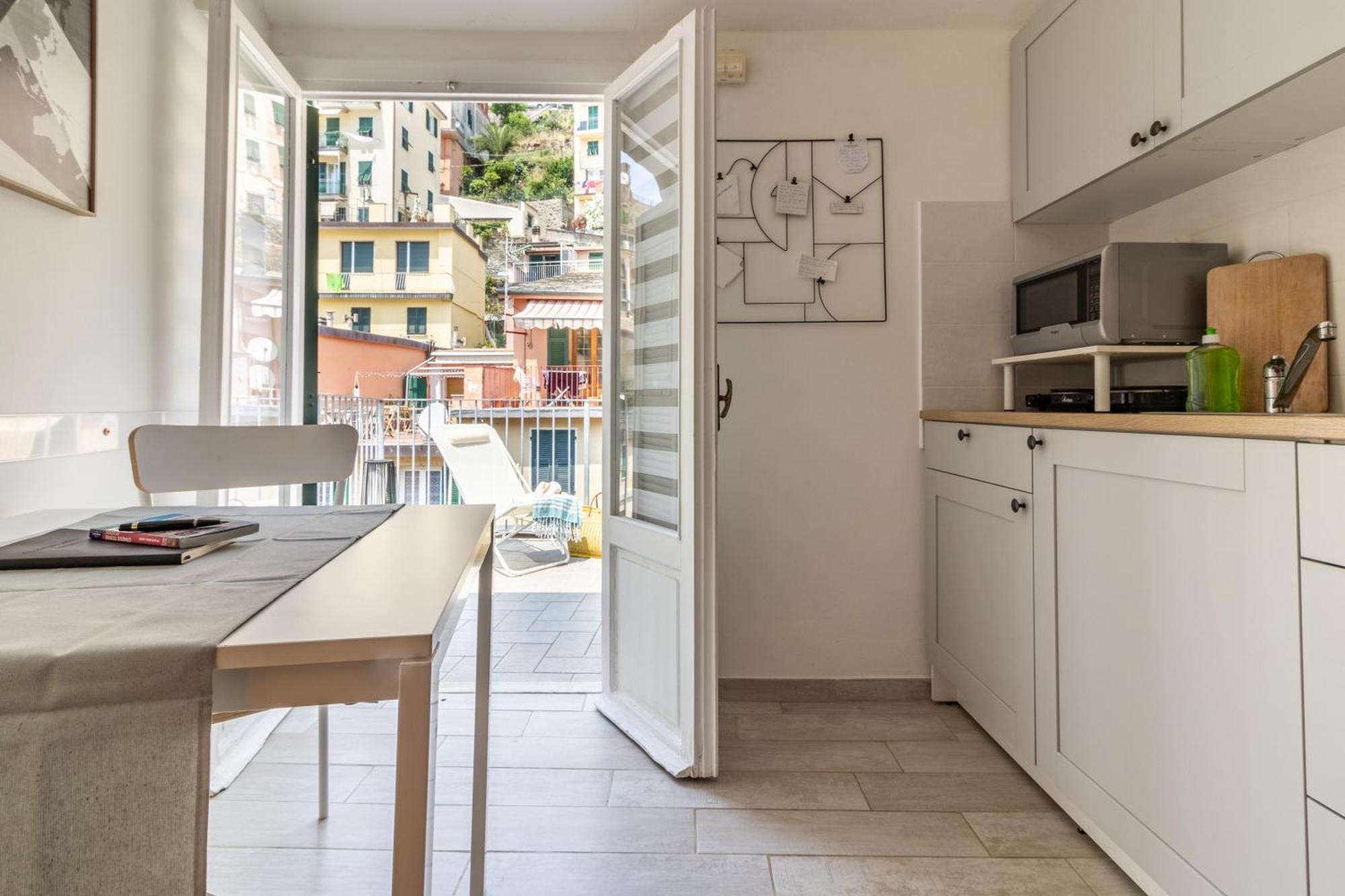 Wanderjohn Penthouse 5Terreparco Apartment Riomaggiore Bagian luar foto